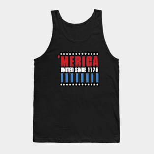 United Since 1776 4th of July  T-shirt Tank Top